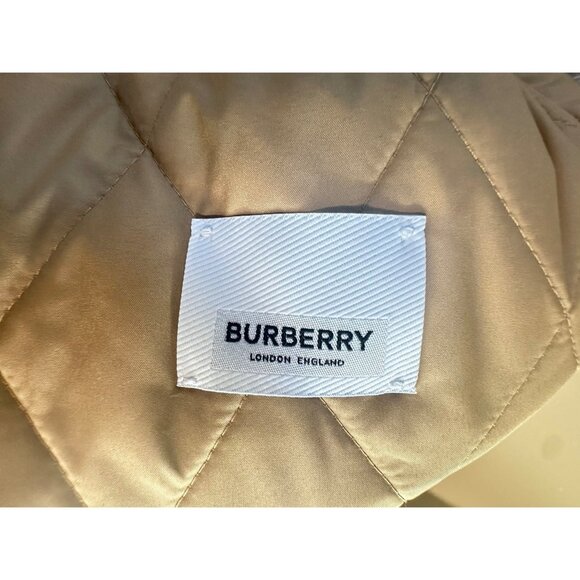 Burberry Women's Tything Diamond Quilted Double Breasted Long Jacket Bis… - Picture 5 of 13